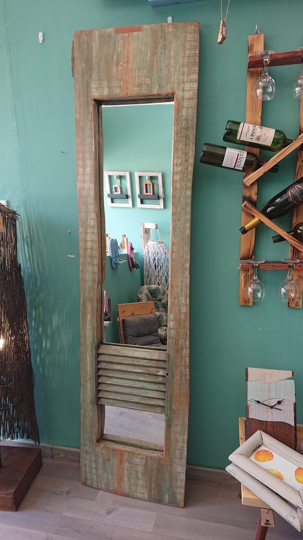 Stunning and unique solid Fir wood, rustic mirror - Image 14