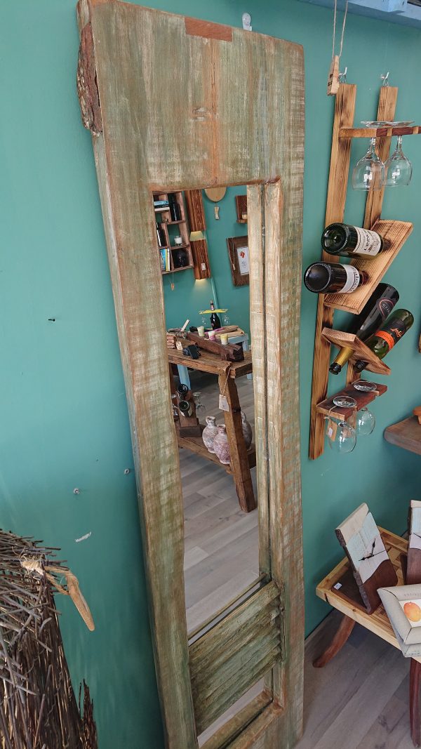 Stunning and unique solid Fir wood, rustic mirror - Image 8