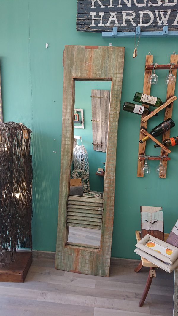 Stunning and unique solid Fir wood, rustic mirror