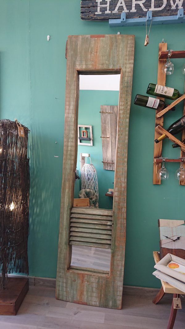 Stunning and unique solid Fir wood, rustic mirror - Image 3