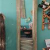 Stunning and unique solid Fir wood, rustic mirror - Image 13