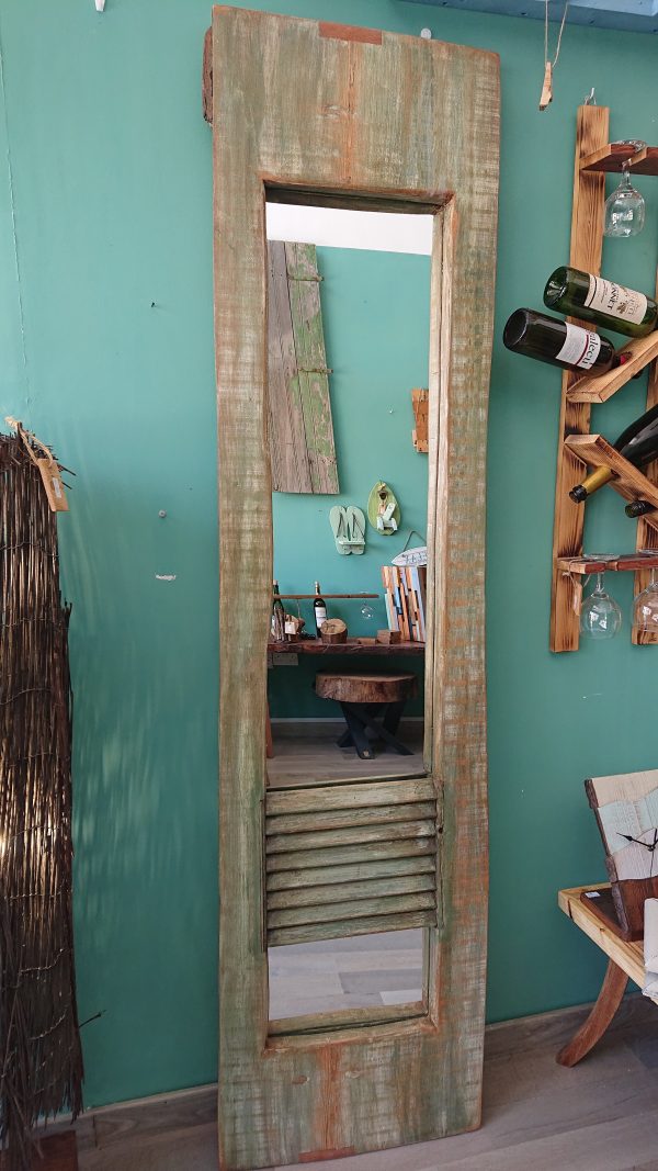 Stunning and unique solid Fir wood, rustic mirror - Image 13