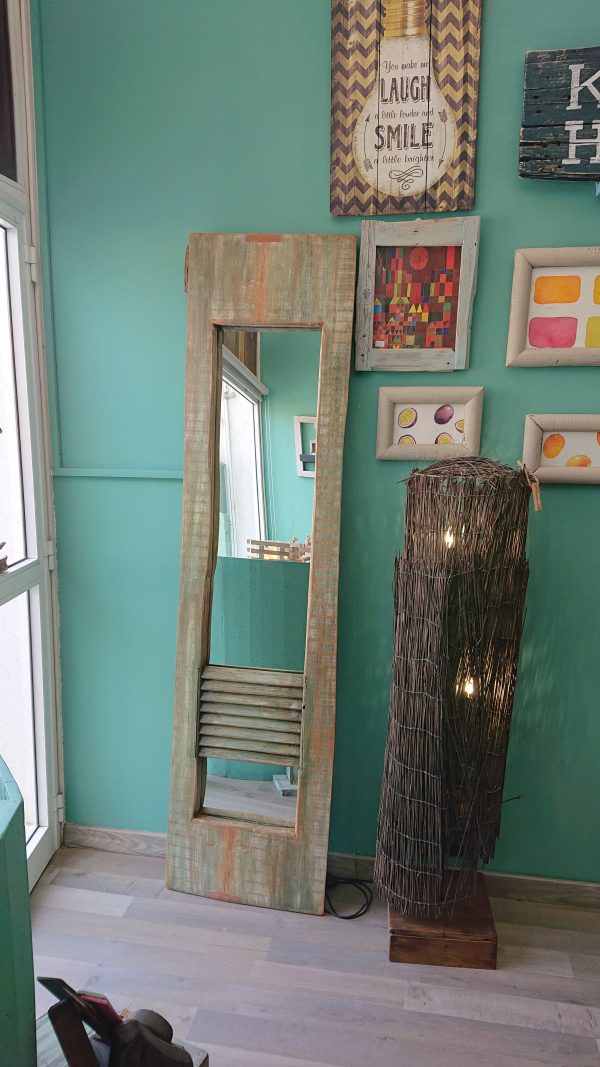 Stunning and unique solid Fir wood, rustic mirror - Image 7