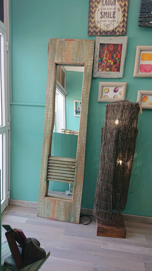 Stunning and unique solid Fir wood, rustic mirror - Image 10