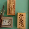 Solid wood and off cut wall art feature - Image 11