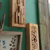 Solid wood and off cut wall art feature - Image 7