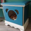 Repurposed bedside drawers cabinet pet bed - Image 3
