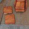 Set of 4 Handmade high-quality multi-wood coasters with holder - Image 3