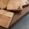 Set of 4 Handmade high-quality wood coasters - Image 4