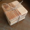 Set of 4 Handmade high-quality wood coasters - Image 2