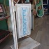 Free-standing, 'welcome' patio/entrance way sign - Image 2