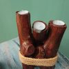 Unique triple tealight candle