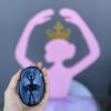Hand Painted Stone ''Ballerina In The Night" - Image 4