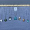Hand Painted Pebble Necklace "The Pearl" - Image 9