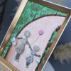 Framed Pebble Picture ''The bond'' - Image 12