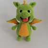 Unique crocheted handmade toy Baby Dragon