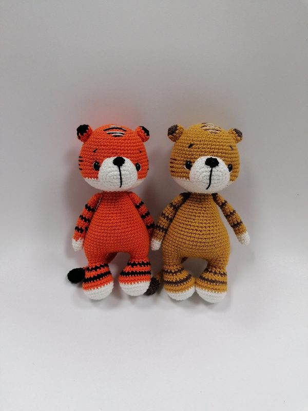Handmade crocheted toy Tiger Oakie