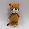 Handmade crocheted toy Tiger Oakie Yellow