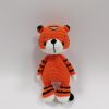 handmade crocheted toy Tiger Oakie red