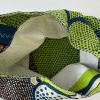 Handmade African Wax Print Tote Bag - Vibrant & Bold Statement Piece - Unique, Handcrafted and Stylish - Bold & Beautiful African Print Tote - Everyday Chic Tote Bag - Image 3