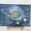 Pebble Art On Canvas "The Galaxy" - Image 7