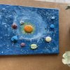 Pebble Art On Canvas "The Galaxy" - Image 2