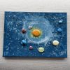 Pebble Art On Canvas "The Galaxy" - Image 3
