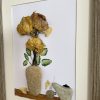 Framed Pebble Art “Flowers At Tea Time” - Image 8