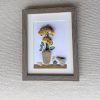 Framed Pebble Art “Flowers At Tea Time” - Image 7