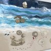 Framed Pebble Art ''Sea side'' - Image 5