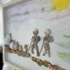 Framed Pebble Art ''Nature explorations'' - Image 9