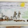 Framed Pebble Art ''Nature explorations''