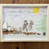 Framed Pebble Art ''Nature explorations'' - Image 4