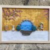 Framed Pebble Picture "Old Town" - Image 6