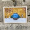 Framed Pebble Picture "Old Town"