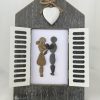 Framed Pebble Picture "You And Me" - Image 7