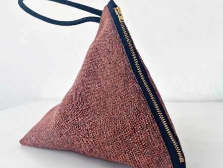 Clutch Bag Pyramid - Terracotta