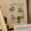 Framed Pebble Art “The World Of Flowers” - Image 2