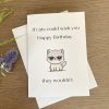 Birthday Card Grumpy Cat