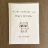 Birthday Card Grumpy Cat - Image 3