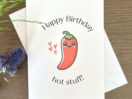 Birthday Card Hot Stuff