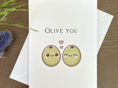 Olive You Greeting Card