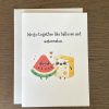 Funny Food Love Card We Go Together Like Halloumi and Watermelon - Image 2