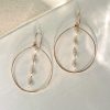 Gold Filled Pearl Hoops - Image 4