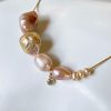 Baroque Pink Drop Pearl Necklace - Image 6