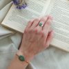 Turquoise/green and gold ring - Image 3