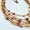Glass Pearls Necklace “Orbit” 2 - Image 2