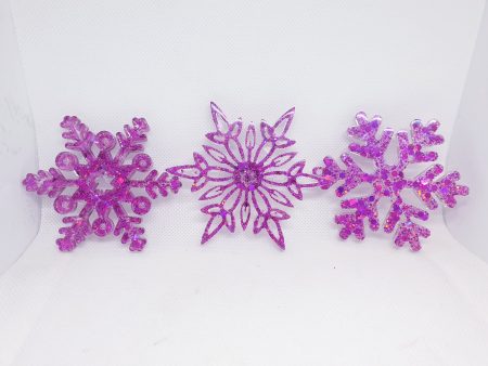 Christmas Ornaments Set 3 pcs - Red Color