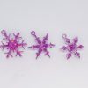 Christmas Ornaments Set 3 pcs - Pink Color (small)