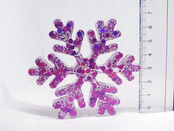 Christmas Ornaments Set 3 pcs - Red Color - Image 2